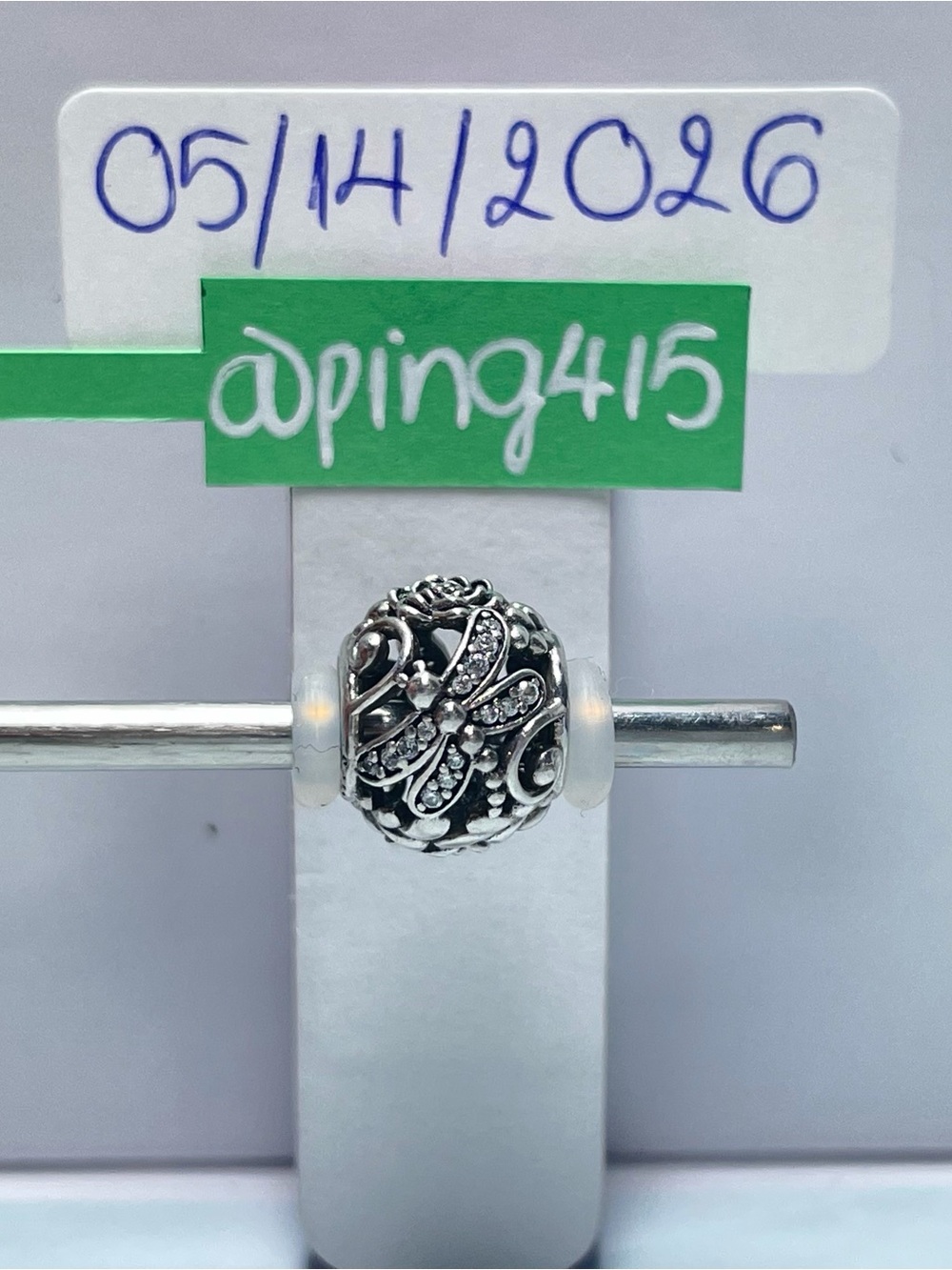Pandora Meadow Dragon Fly open charm